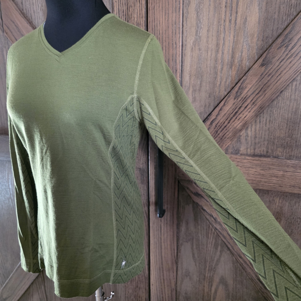 Smartwool Patterned V Neck Sweater - image 3
